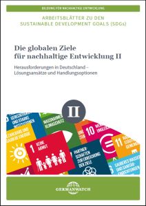 Arbeitsblätter: Die globalen Ziele für nachhaltige Entwicklung II  Germanwatch e.V.