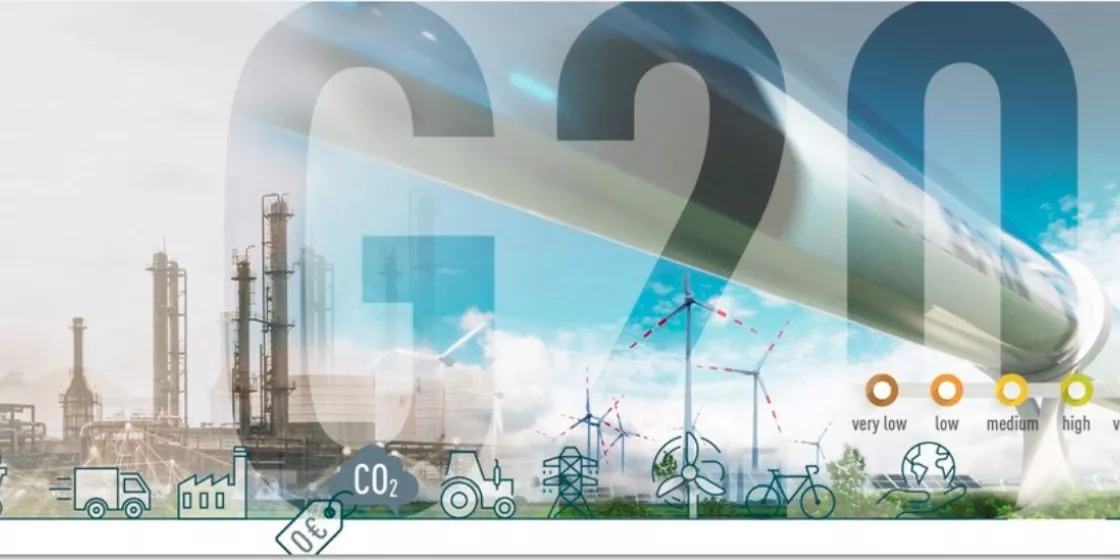 Brown to Green Grafik "G20"