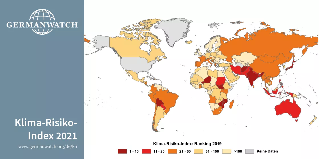 Klima-Risiko-Index: Ranking 2019