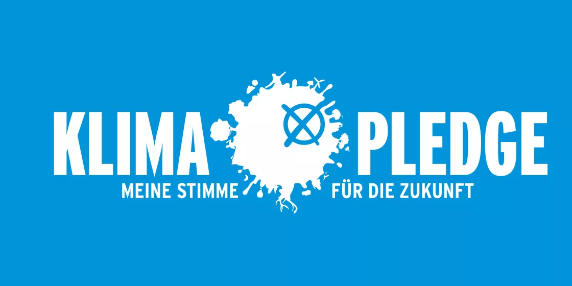 Klima Pledge Logo-Banner