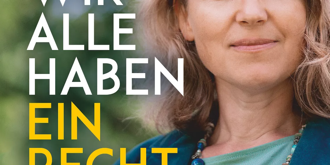 Buchcover "Wir alle haben ein Recht auf Zukunft. Eine Ermutigung." Von Dr. Roda Verheyen