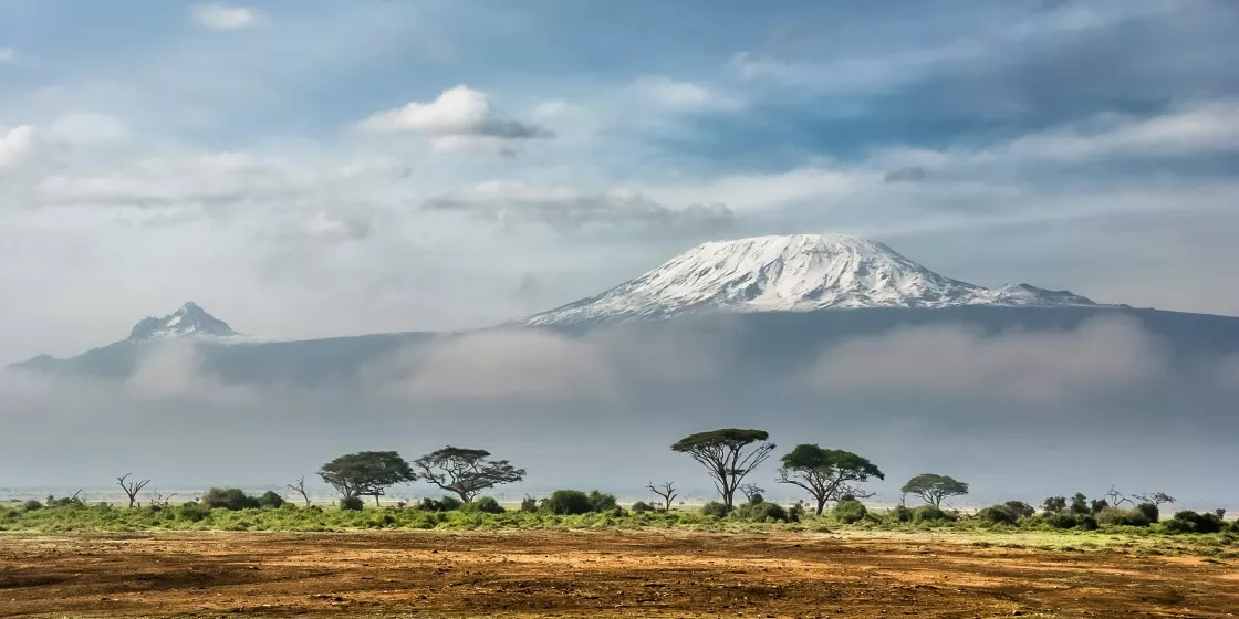 Blick in den Amboseli-Nationalpark in Kenia