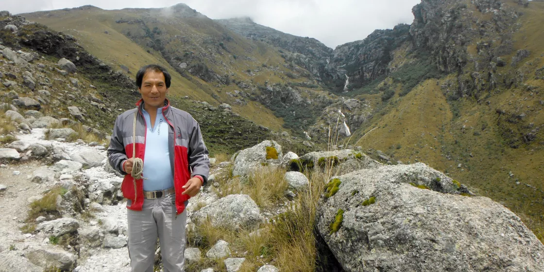 Saúl Luciano Lliuya aus Huaraz/Peru