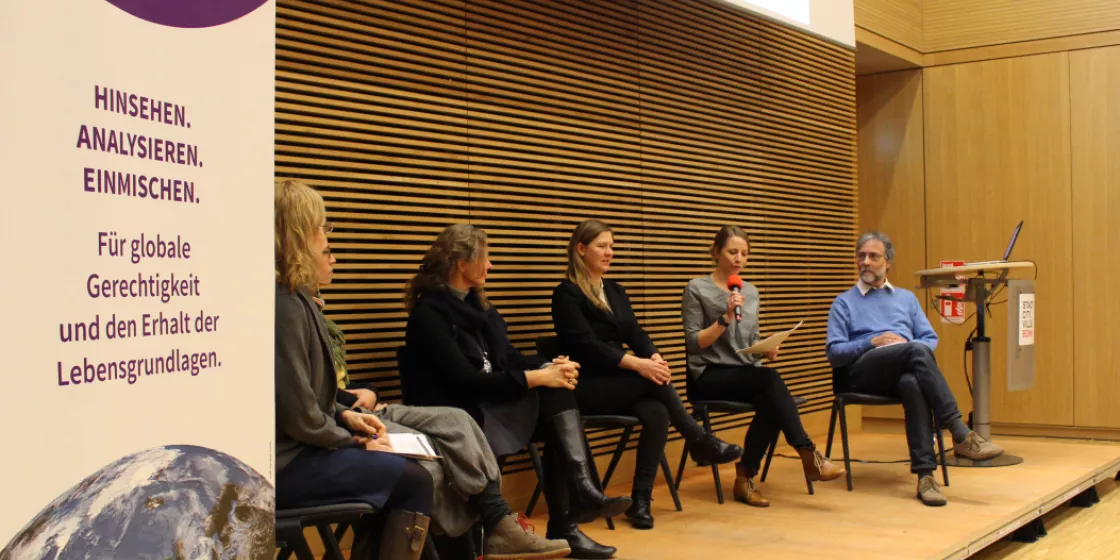 Foto: Podiumsdiskussion "Gezwungen zu gehen" am 23.01.2017