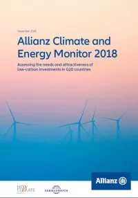 Cover Allianz Klima- und Energiemonitor 2018