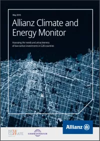 2016 Allianz Climate and Energy Monitor