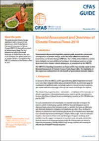 Cover CFAS Biennial Assessment and Overview of Climate Finance Flows 2014