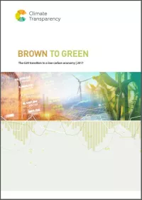 Cover: Brown to Green 2017