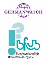 Logos Germanwatch und BFUB - Bundesverband für Umweltberatung