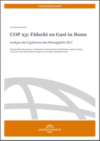 Cover: Hintergrundpapier Analyse zur COP23