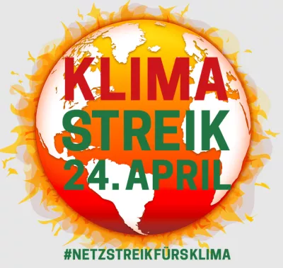 Logo Klima-Streik 24. April