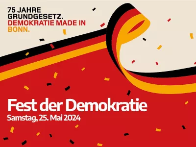 Banner Festtag der Demokratie