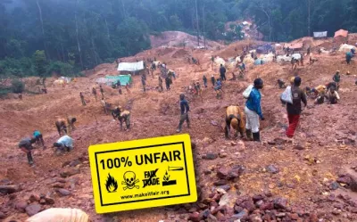 Foto: Rohstoffmine im Kongo