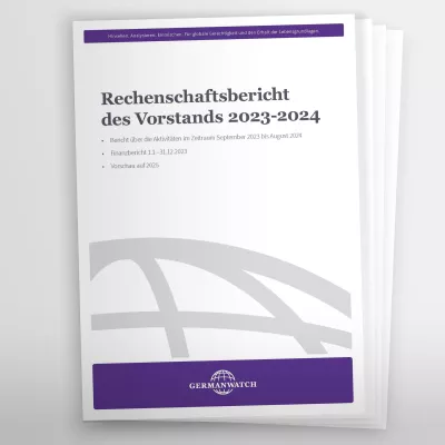 Titelbild des Rechenschaftsbericht 2023-2024