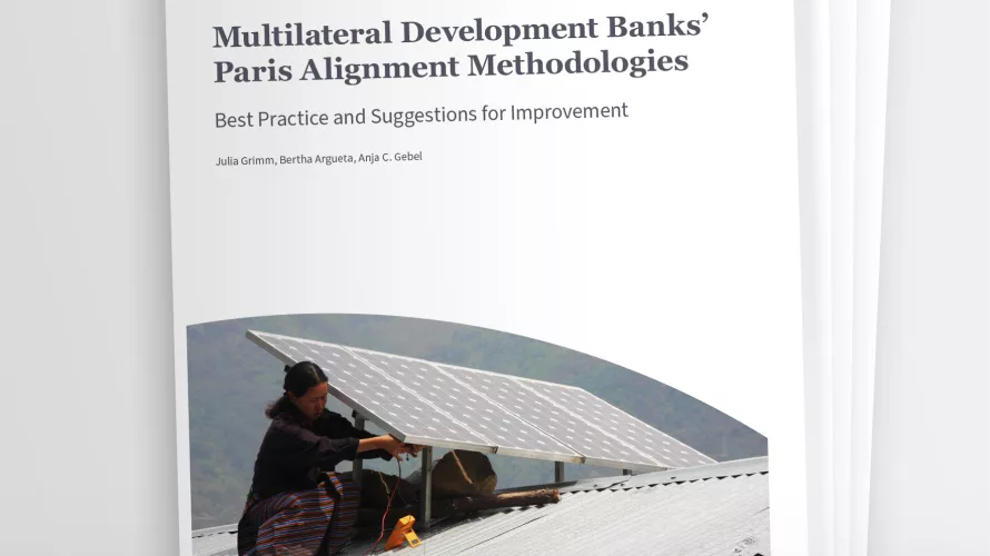 Multilateral Development Banks’ Paris Alignment Methodologies ...