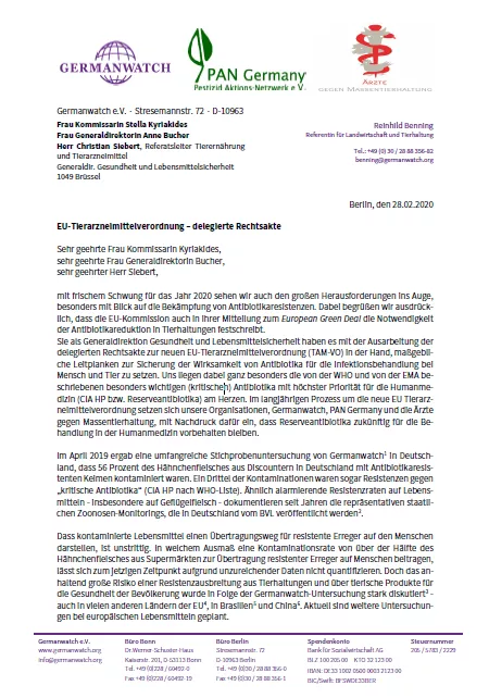 EU-Tierarzneimittelverordnung – delegierte Rechtsakte