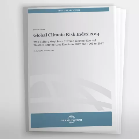 Titelbild Global Climate Risk Index 2014