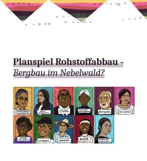 Planspiel Rohstoffabbau - Bergbau im Nebelwald? Cover