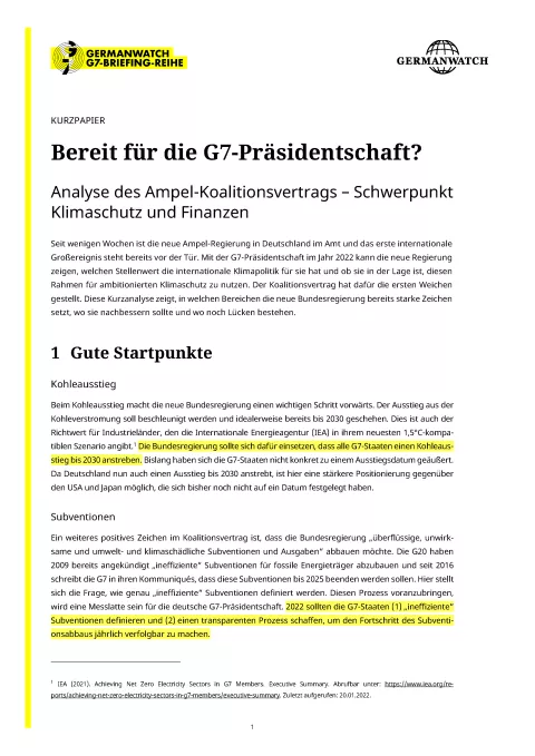 Titelseite Publikation