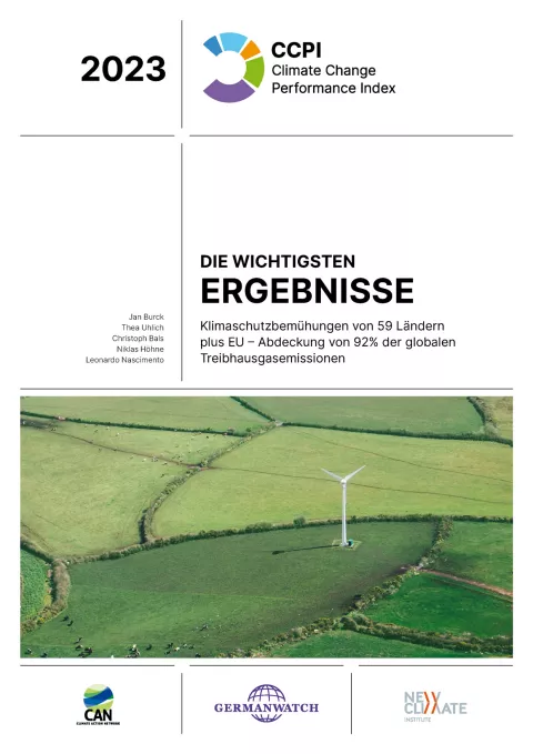 Titelseite der Ergebnisbroschüre