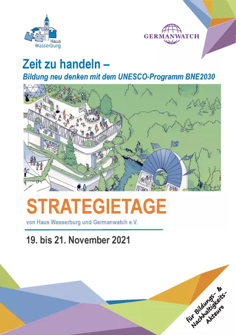 Titelseite Flyer BNE Strategietage