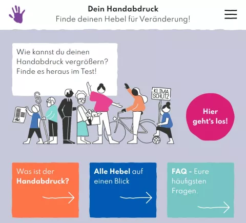 Handabdruck Test Screenshot