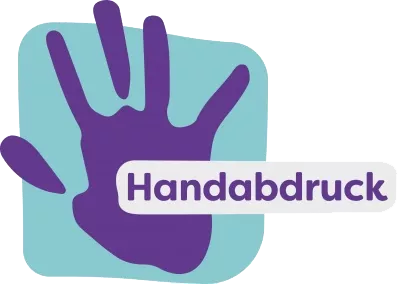 Handabdruck Logo transparent