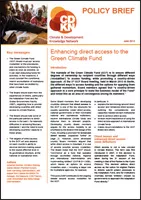 Cover Policy Brief GCF