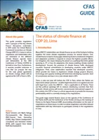 Cover Lima Climate Finance Guide