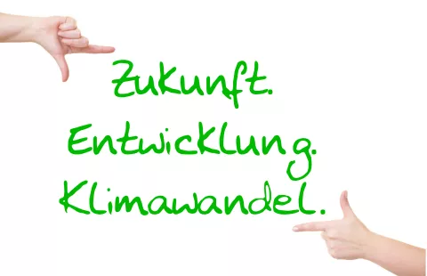 Postkartenwettbewerb "Zukunftsfähige Entwicklung in Zeiten des Klimawandels"