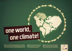 Bild: Poster "One World, One Climate" Bild: Poster "One World, One Climate"