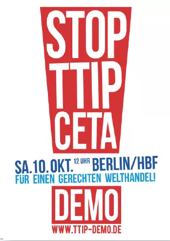 Weitblick-Bild 2/15: TTIP-Demo