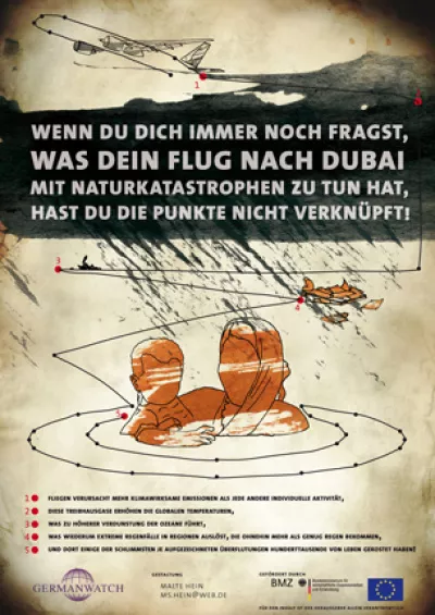 Bild: Poster Connecting the Dots, Flug