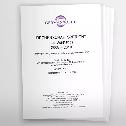 Rechenschaftsbericht 2009-10