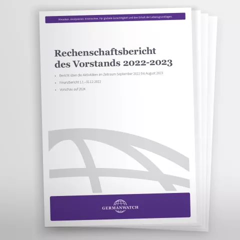 Titelblatt Rechenschaftsbericht 2023