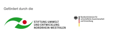 Logos Stiftung Umwelt und Bundesministerium für wirtschaftliche Zusammenarbeit