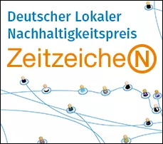 Logo Deutscher Lokaler Nachhaltigkeitspreis von ZeitzeicheN