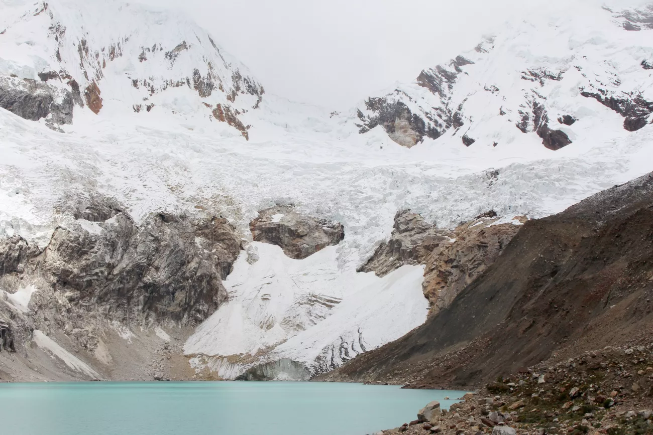 Gletschersee Palcacocha in den peruanischen Anden