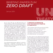 Briefing-Papier zum Zero Draft