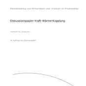 Diskussionspapier Kraft-Wärme-Kopplung