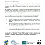 Screenshot Open Letter REGI Committee