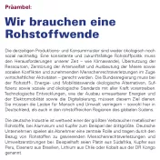 Wir brauchen eine Rohstoffwende