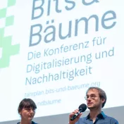 Hendrik Zimmermann auf der Konferenz „Bits & Bäume“, 2018