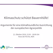 Klimaschutz schützt Bauernhöfe!