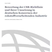 Titelblatt des CSR-Berichts