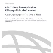 Titelseite des Auswertungsberichts