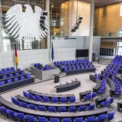 Sitzungssaal im Bundestag