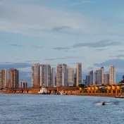Hafen- und Stadtansicht von Belém in Brasilien