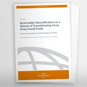 Titebild einer Publikation zum Thema "Renewable Electrification and TAFF"