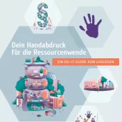 Cover: Dein Handabdruck zur Ressourcenwende